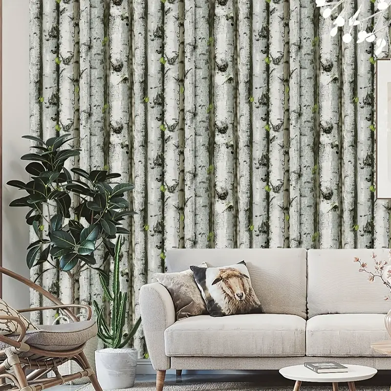 Self Adhesive Wallpaper Birch Forest