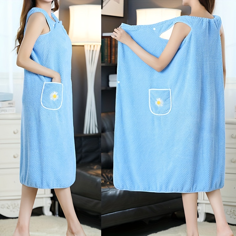 Wearable Bath Towel Unisex Bath Skirt For Adults Soft And - Temu