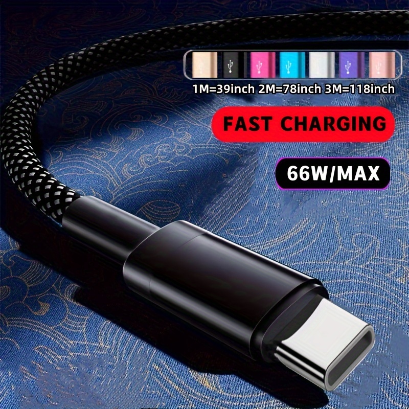 SOOPII 4ft USB C Cable Fast Charge, Nylon Braided Type-C Cable with LED  Display for lPad Air/lPad Pro, MacBook 、, Galaxy - AliExpress