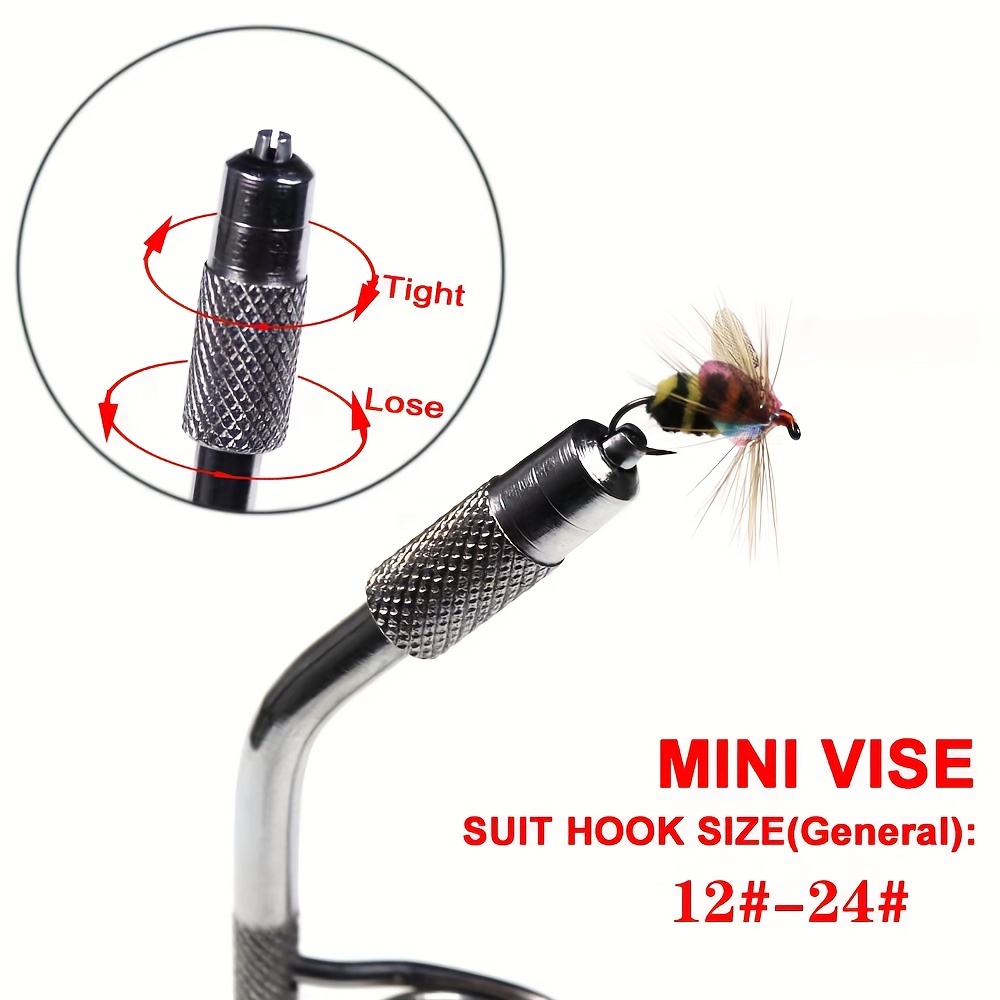 Buy Tmat Mini Fly Fishing Tying Vise Fishing Hook Tool Peak Pedestal for  Travel Fishing Lures Fly Fishing Flie Online at desertcartKUWAIT