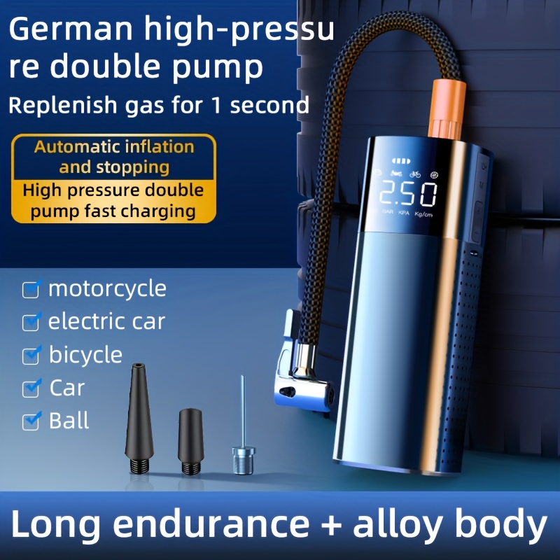 Car Mounted Wireless Inflation Pump Portable Electric Pump - Temu Germany
