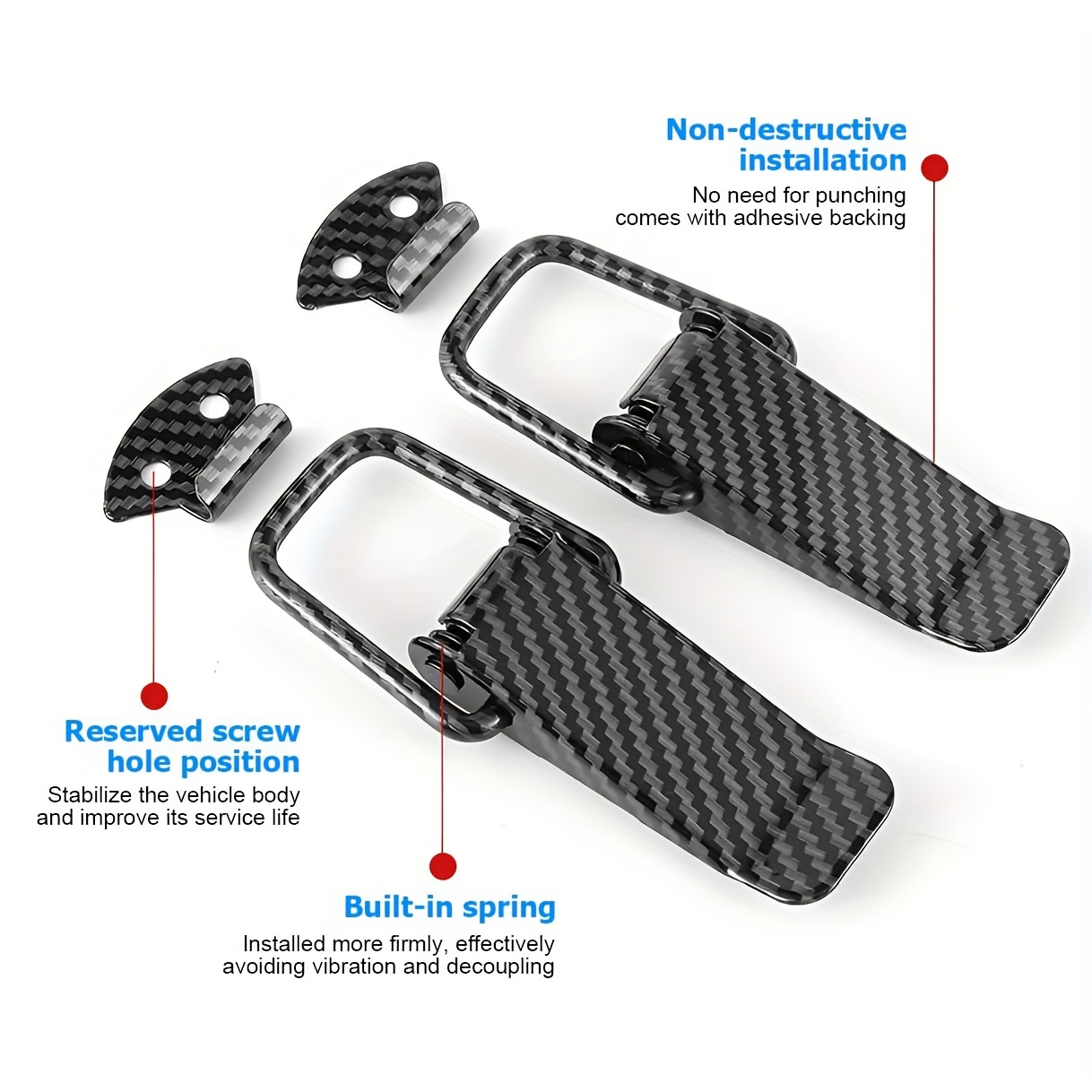 Universal Car Bumper Quick Release Hook Lock Clip Fastener Clips Car  Accessories