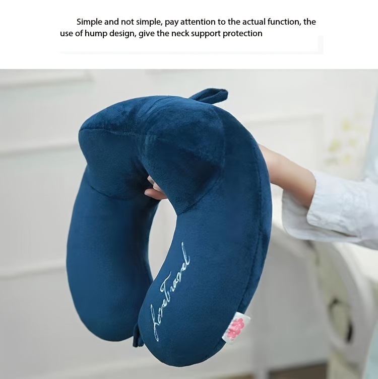 1pc u shaped neck   portable travel pillow neck cervical airplane train car pillow cervical travel bedding pillow details 13