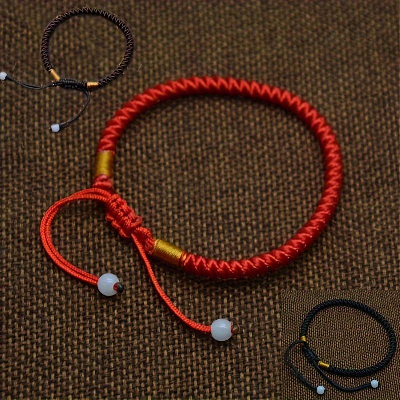 DIY Red String Bracelet, Lucky Bracelet
