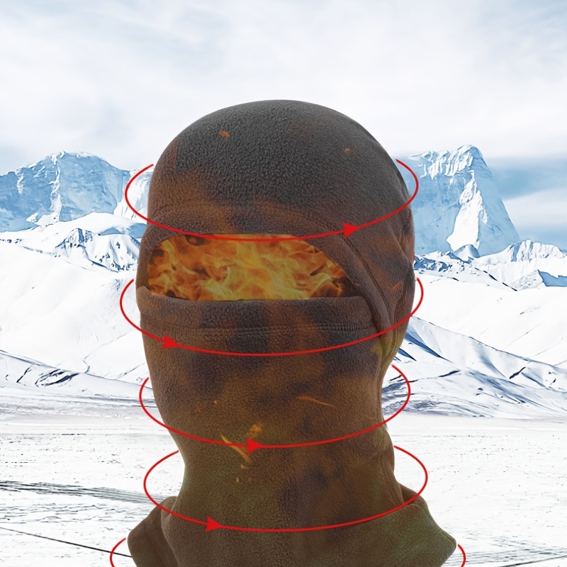 Balaclava Face Mask Cold Weather Winter Fleece Thermal Ski - Temu Canada