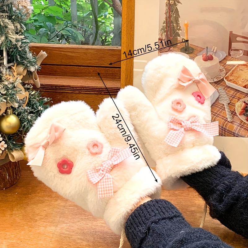 Gants d’hiver, rose