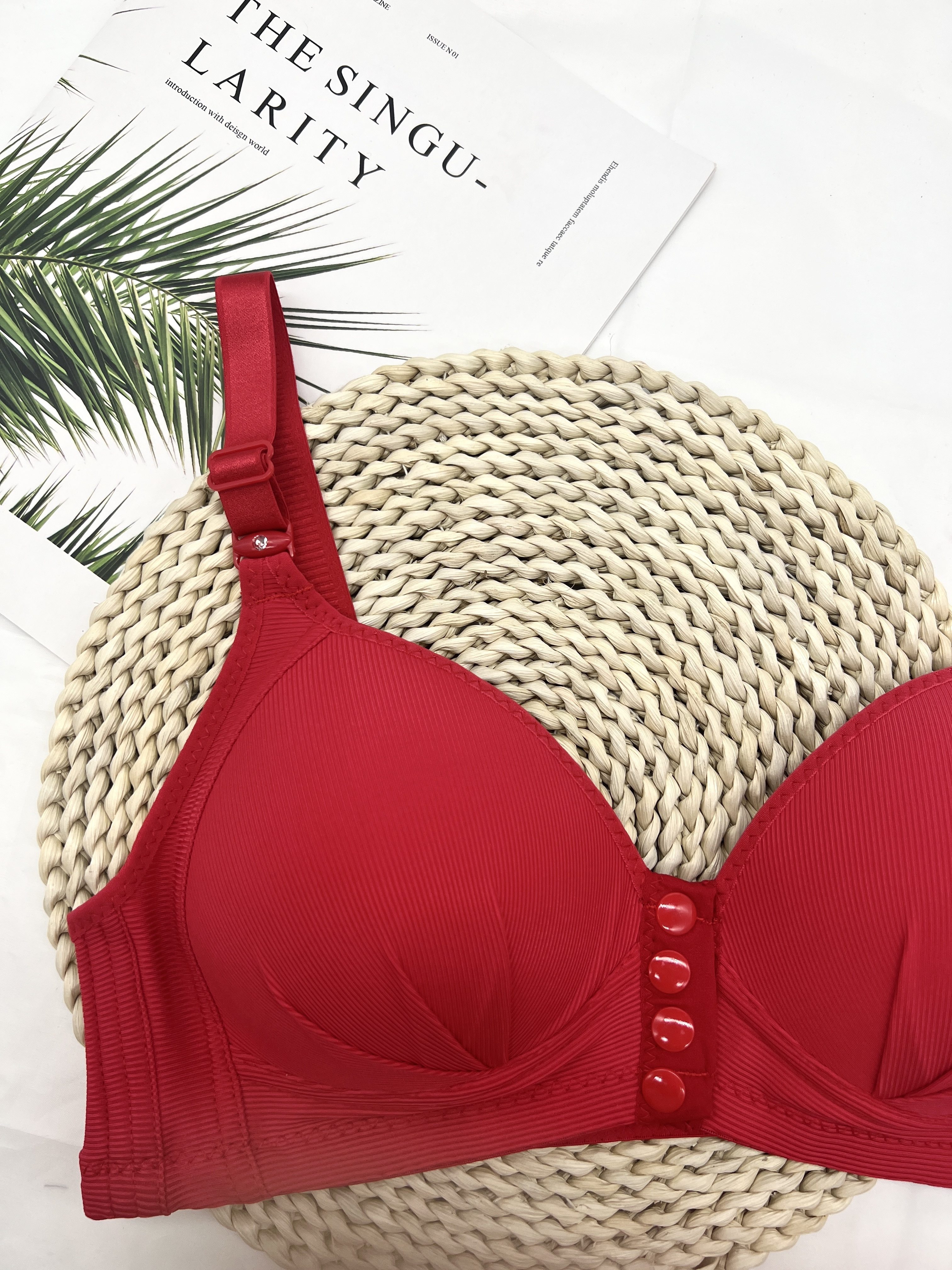 Reggiseni e Push-up con e senza ferretto, Colore Rosso