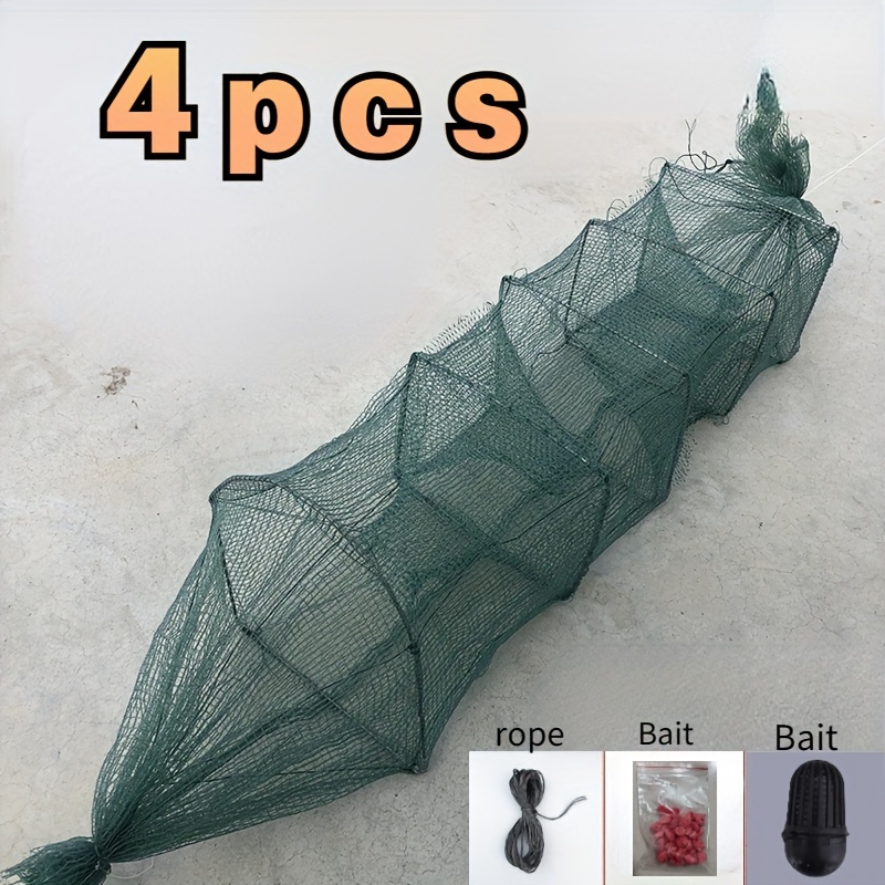 Fishing Lure Bait Cage Lobster Shrimp Fish Foldable Portable