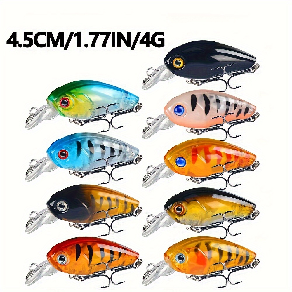 53pcs/set Fishing Lures Set, Including Minnow Bait, Crankbait, Popper,  Outdoor Fishing Tackle