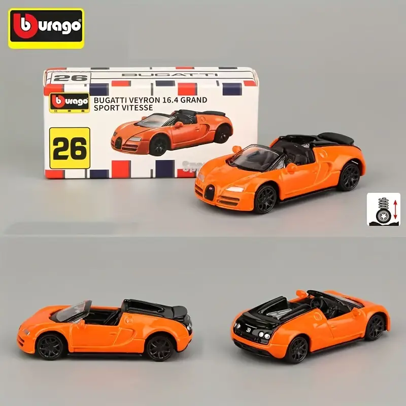 Matchbox 1:64 GGF12-9C6T FORD GT DODGE Bugatti Veyron Diecast Collection of  Simulation Alloy Car Model Children Toys - AliExpress