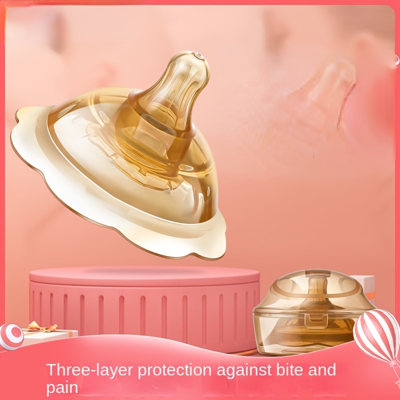 Transparent - Bouclier de sein de Type sucette, Couverture de Protection du  mamelon, Rétraction auxiliaire, A