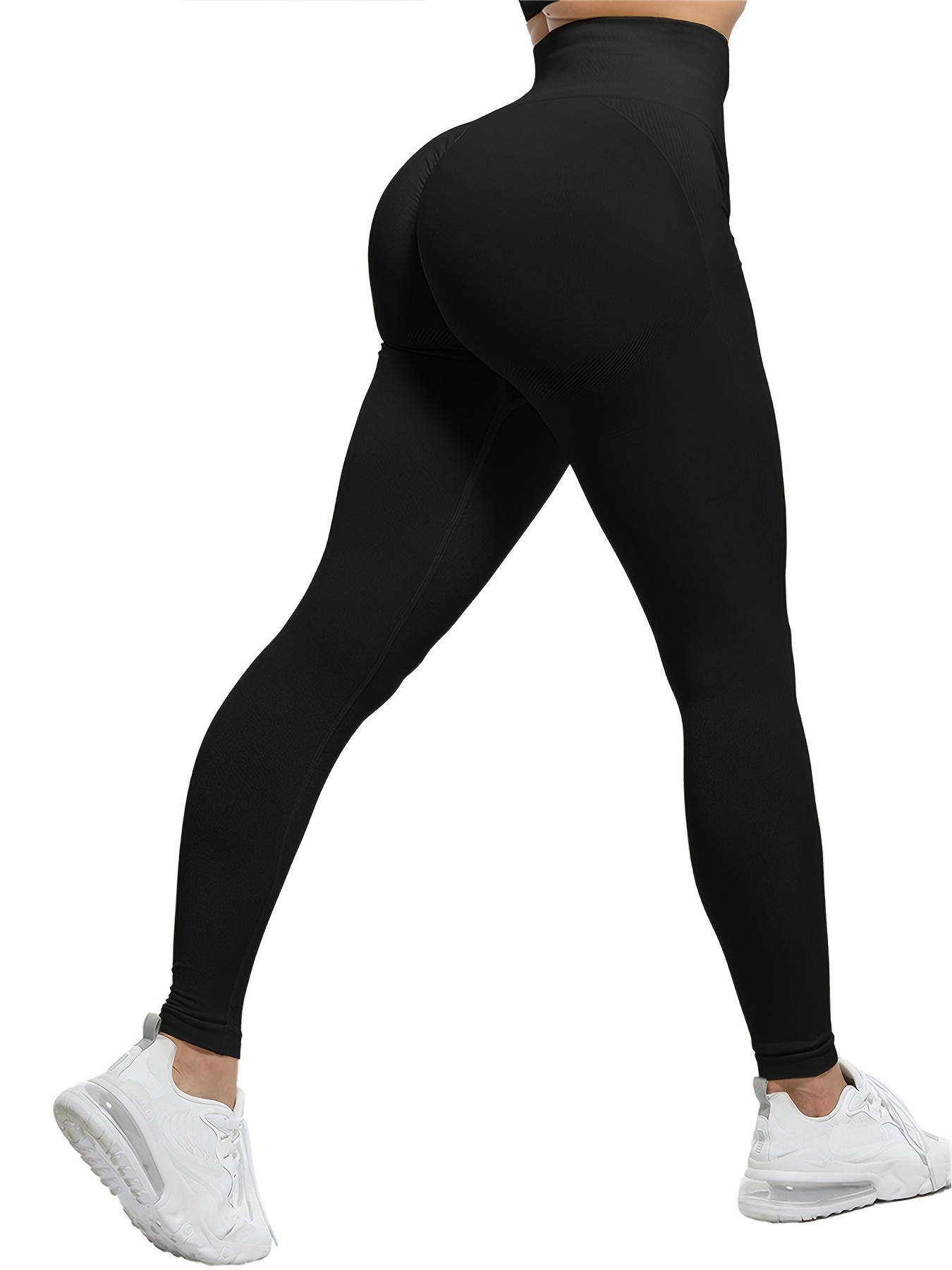 Solid Skinny Leggings, Casual High Waist Stretchy Workout Leggings, Women's  Clothing