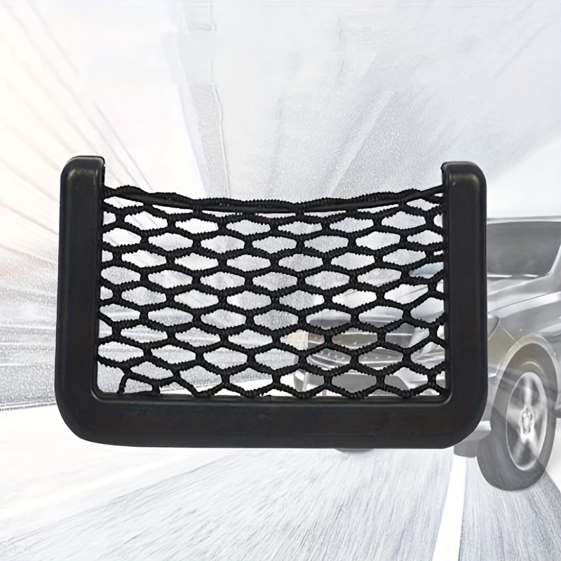 Multifunctional Car Phone Storage Net Bag Car Storage Car Supplies Car  Storage Bag Storage Box Miscellaneous Box Convenient And Practical