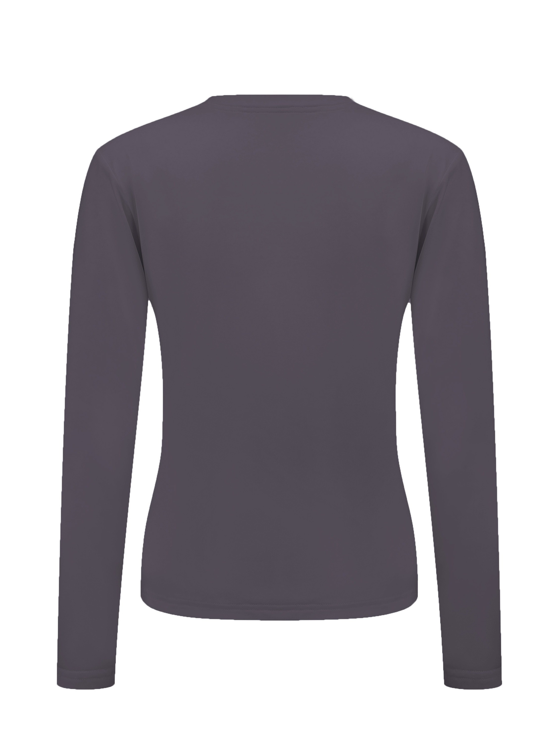 Camiseta térmica para mujer, para clima frío, ajustada, de manga larga,  cuello redondo, camiseta básica térmica para mujer
