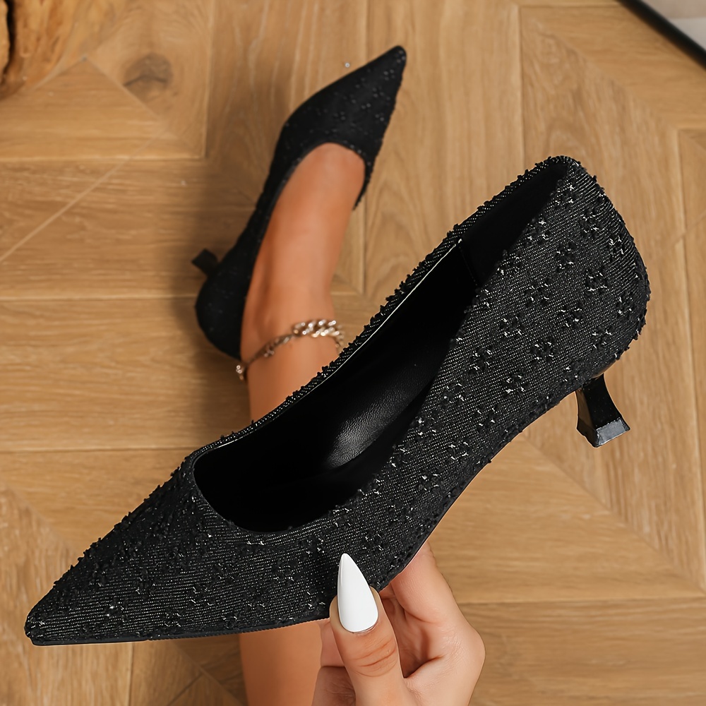 Women's For French Style Temperament Commuter Closed Toe Heels