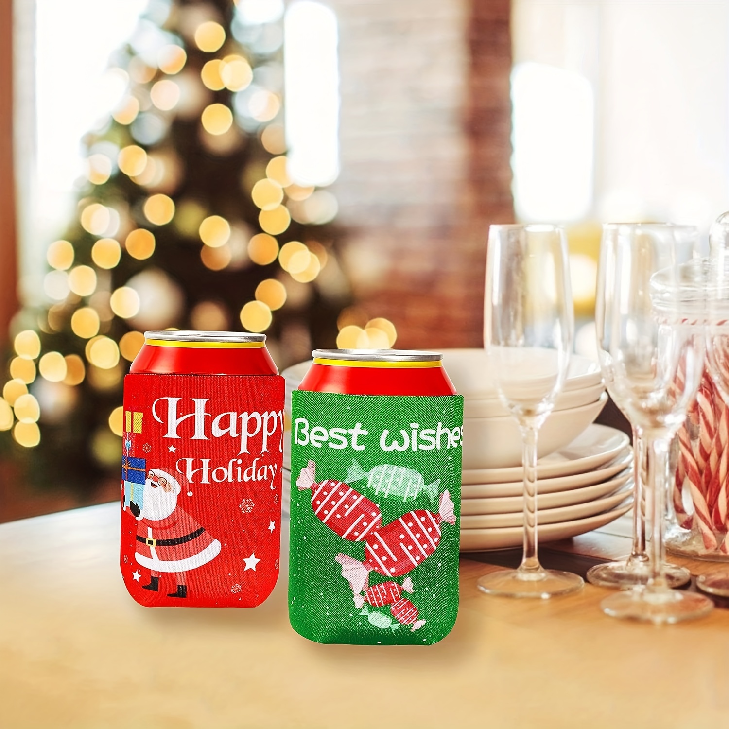 Funny Christmas Can Coolers