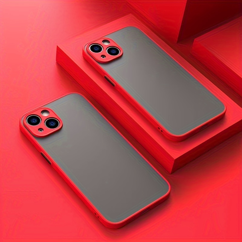 Compra iPhone 11 Fundas de silicona transparente en rojo