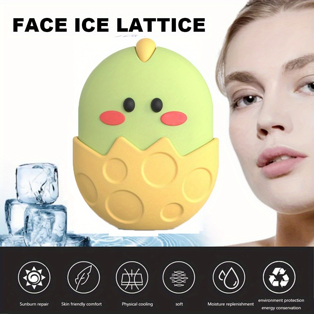 Silicone Ice Cube Trays Ice Globe Ice Balls Face Massager Facial Roll~