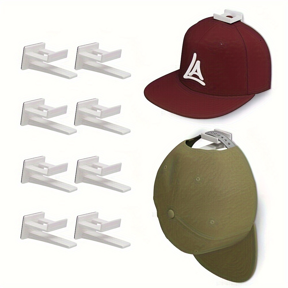 Self Adhesive Hat Hooks Door Hat Holder Baseball Rack - Temu