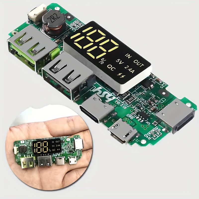 18650 Charger Board Lithium Battery Charging Module Dual Usb - Temu