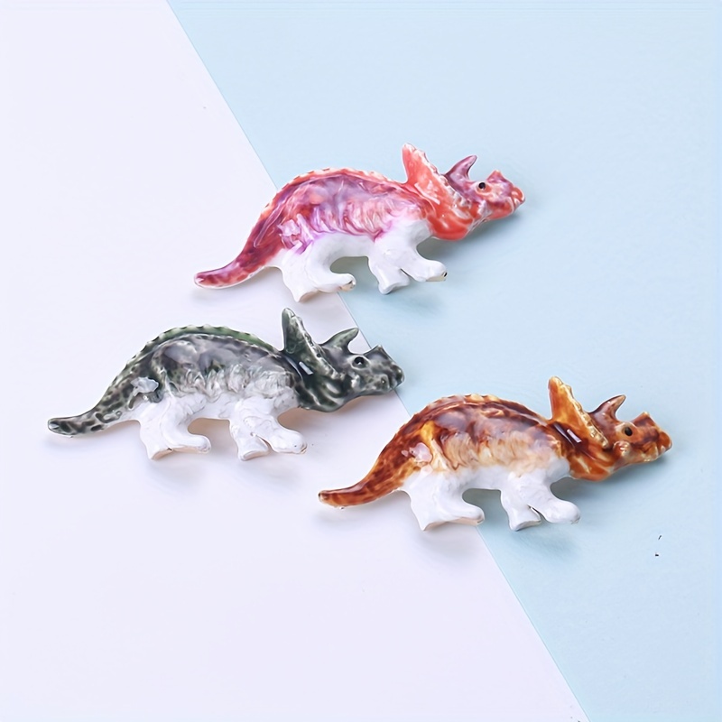 Cartoon Cute Triceratops Jacket Shirt Collar Pin Fashion Personality  Triangle Dragon Brooch Scarf Button - Jewelry u0026 Accessories - Temu