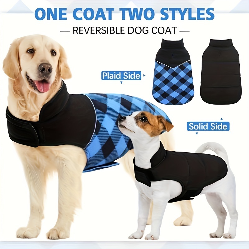 1pc Manteau Pour Chien, Tenues D'automne Et D'hiver, Vêtements En Coton Pour  Animaux De Compagnie, Veste En Duvet Pour Chien, Vêtements Pour Chiens De  Petite, Moyenne Et Grande Taille Pour Temps Froid 