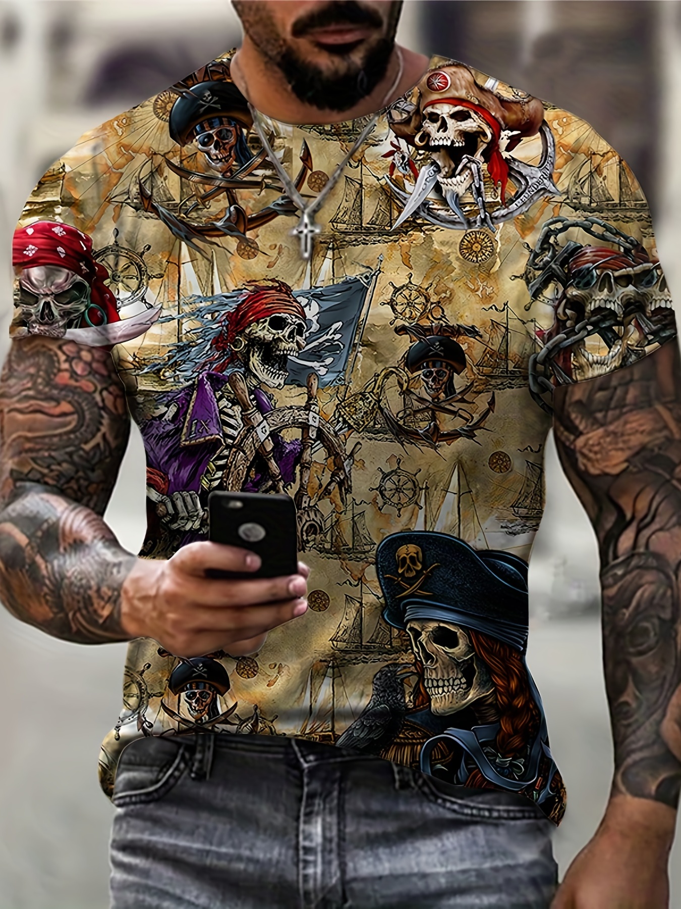 Pirate Shirt - Temu