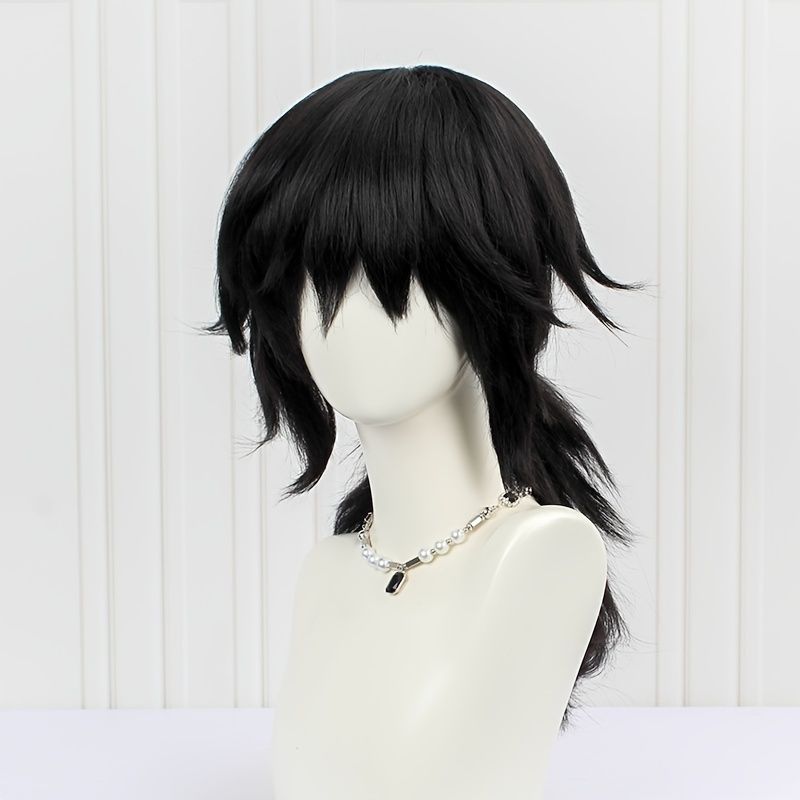 1pc Anime Cosplay Wig Inverted Thick Fluffy Ponytail Hair Anime Costume  Halloween Simulation Scalp Heat Resistant Synthetic Wig With Cap | Free  Shipping For New Users | Temu