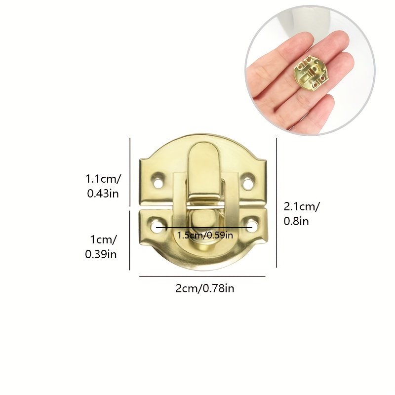 Mini Metal Lock Catch Curved Buckle Horn Lock Clasp Hook for Gift Jewelry  Box 29*26mm - China Bag & Luggage, Bag&Luggage