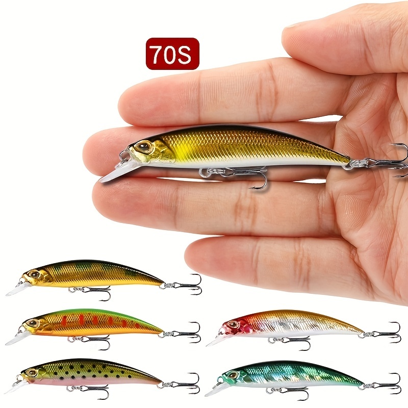 Fishing Lure Minnow Wobbler Long Casting Quickly Sinking - Temu
