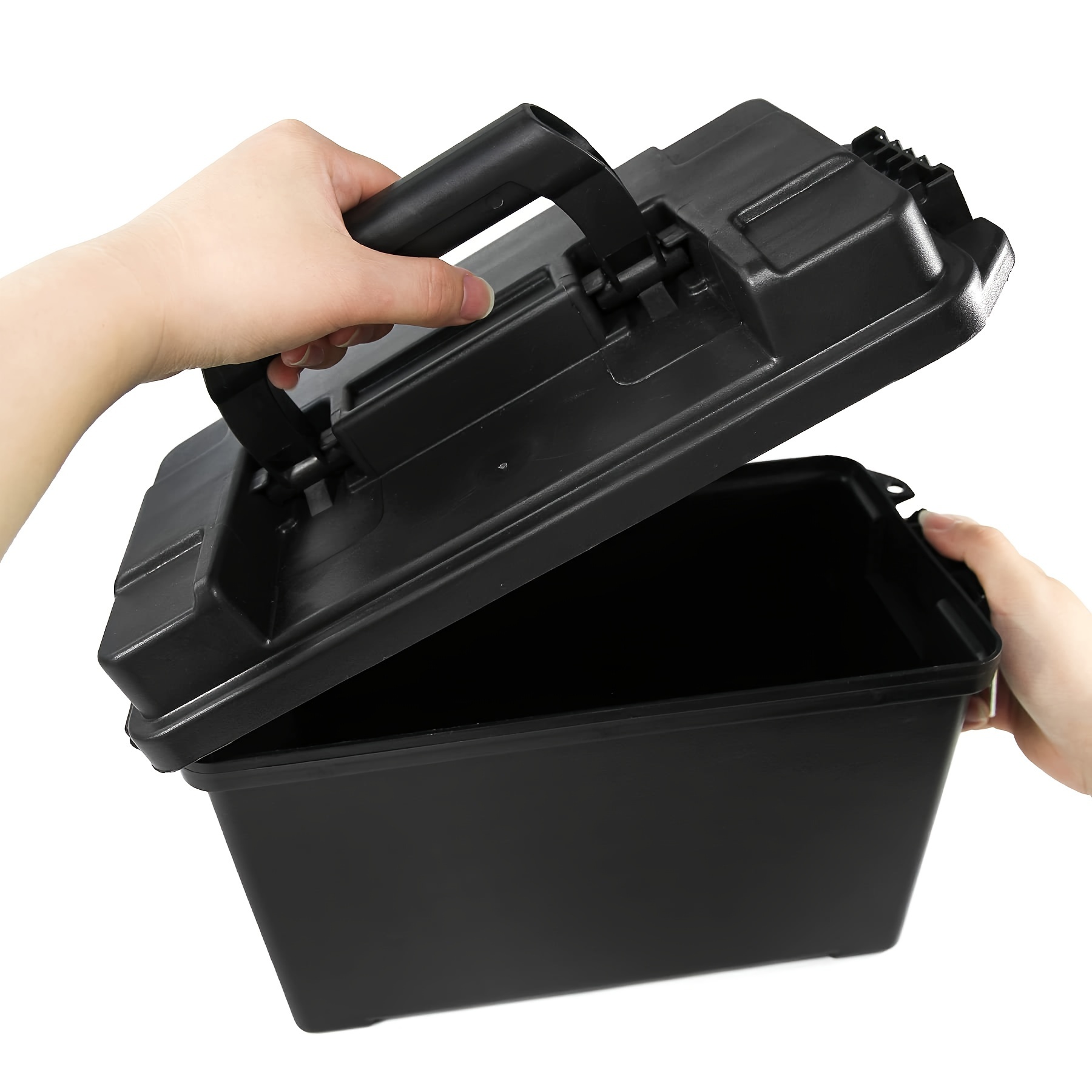 Portable Tool Storage Box - Small Parts Organizer with 4 Multi