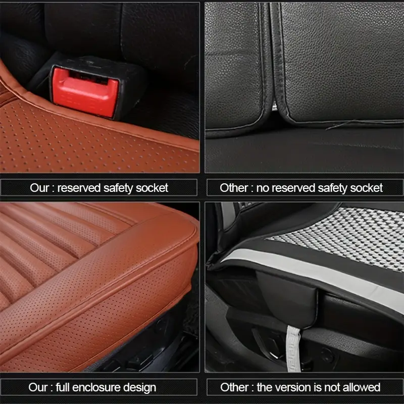 Auto Seat Cover Children Safety Seat Anti-Slip Anti-Scratch Mat Pads  Waterproof Car Seat Protector