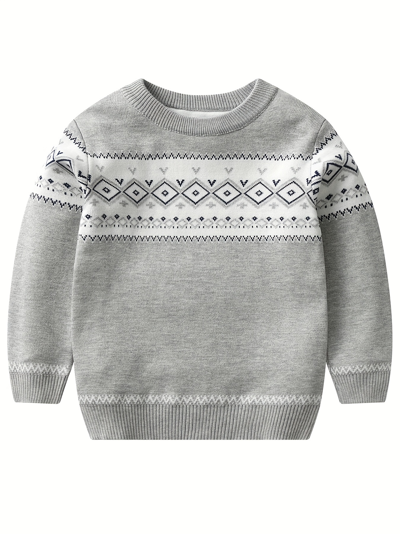 Boys grey clearance sweater