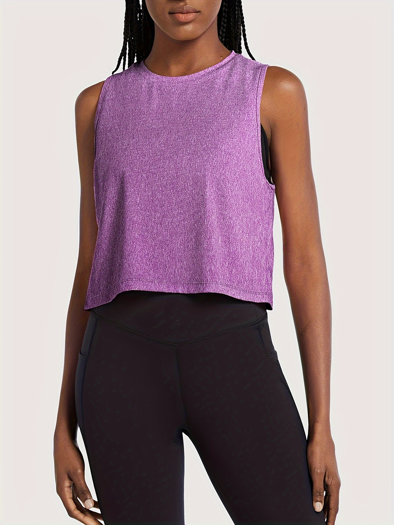 Nike Dri-FIT Women's Crew-Neck Running Top - Purple