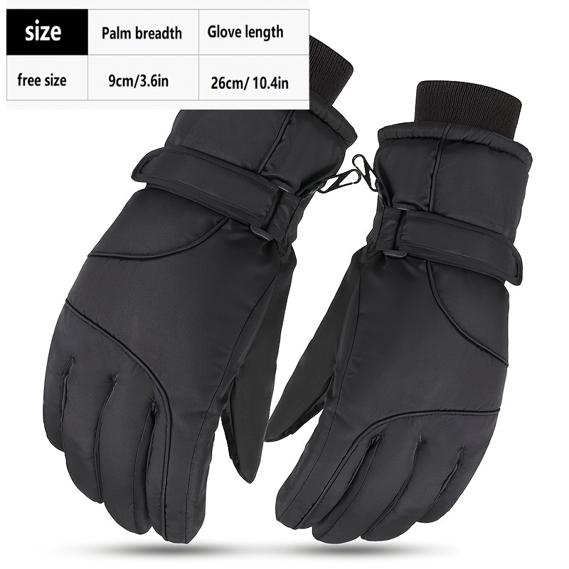 Men's Winter Gloves, Coldproof & Waterproof Touch Screen Gloves