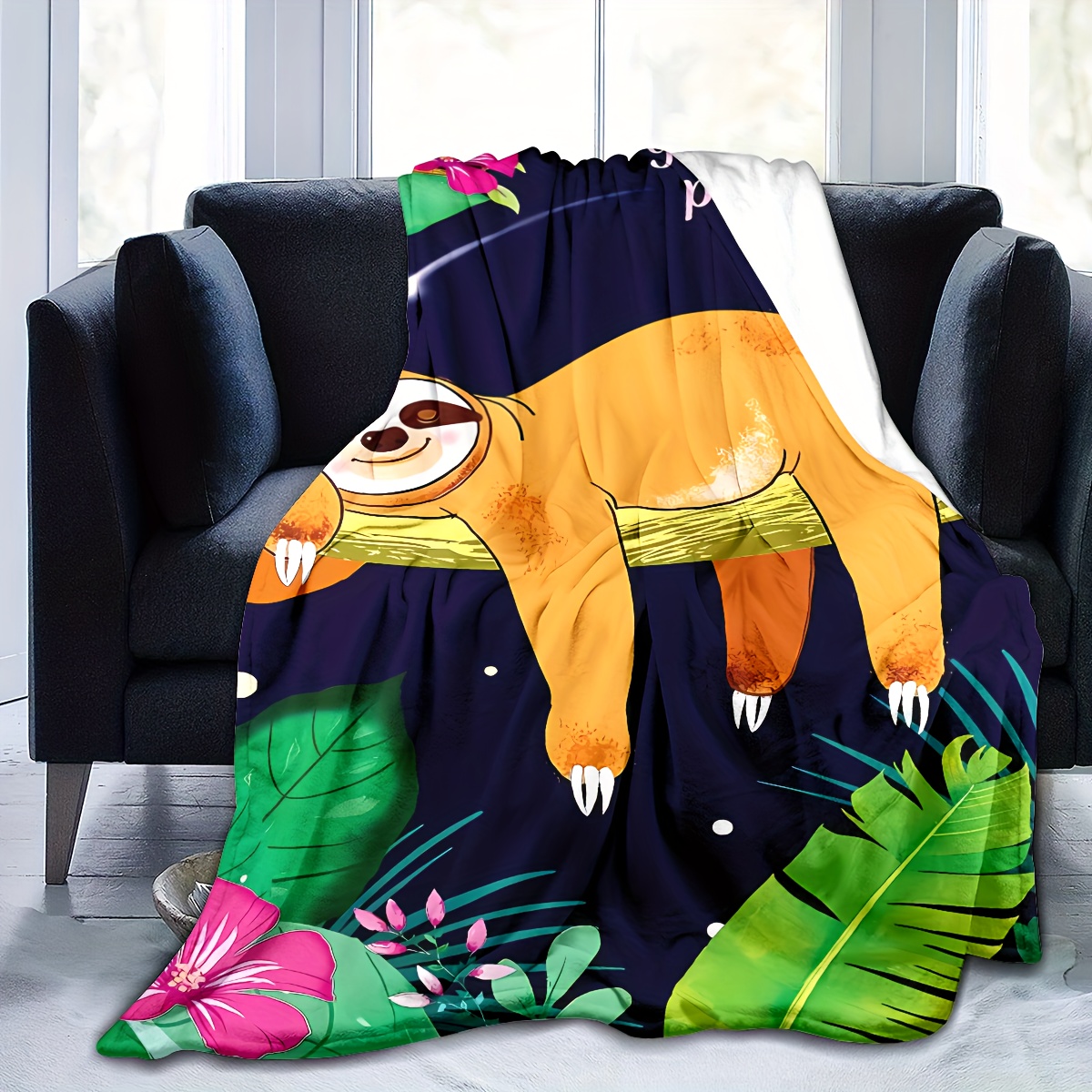 Plush sloth online blanket