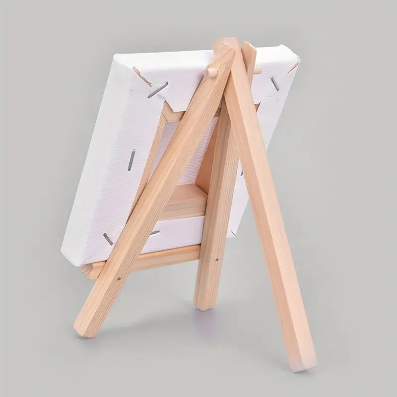 Wooden Mini Tripod Easel Stand For Small Tabletop Easels For - Temu