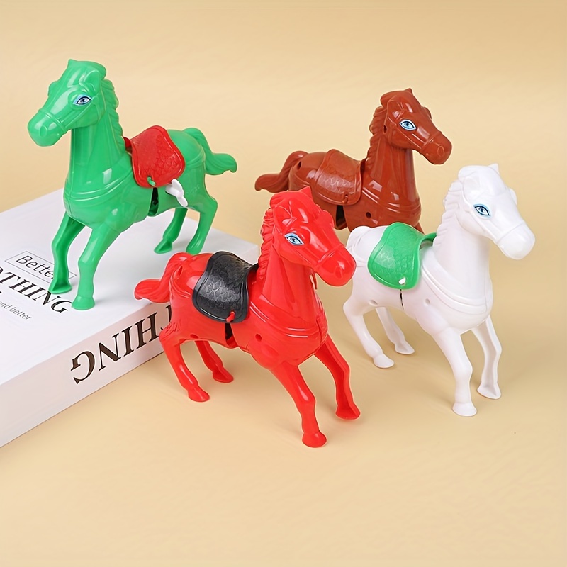 Juego de 12 figuras de juguete de caballos de plástico para niñas, figuras  de caballos pequeños de 2 pulgadas, regalo de Navidad, cumpleaños, juguete