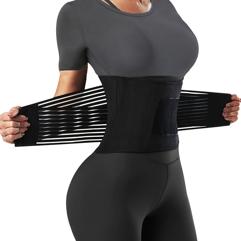 Women Waist Trainer Body Shaper Faja Slimming Sheath Woman Flat Belly  Trimmer Corset Fitness Belt Cincher Wrap Workout Gaine