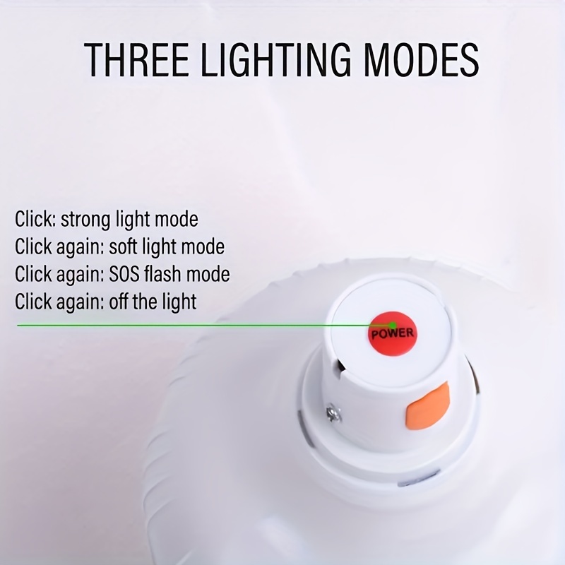 Al Aire Libre USB recargable LED bulbos de lámpara 80W luz