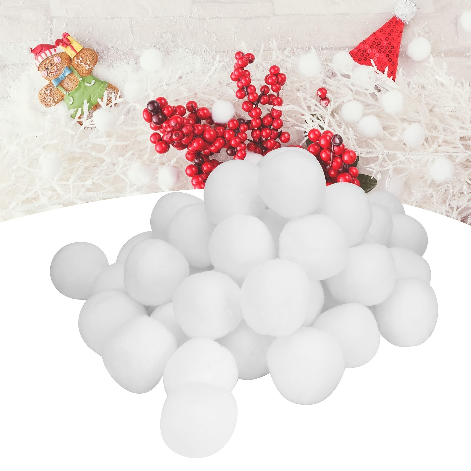 Indoor Snowballs For Kids,fake Snowballs For Kids Indoor Artificial  Snowballs Christmas Fake Snowballs Decorations Snow Toy Balls For Game -  Temu United Arab Emirates