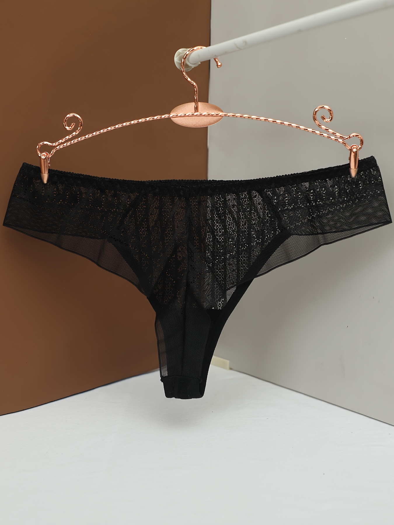1PCS Women Erotic Transparent Mesh Lingerie Sleepwear Top g-strings Thongs