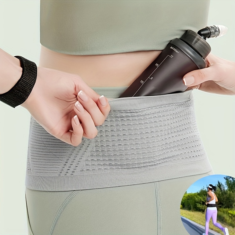 

The Ultimate Running Belt: Invisible Fanny Pack, Phone Holder, Moisture Wicking Storage Bag - Perfect For Walking, Travel, Sports, Hiking & Workout!