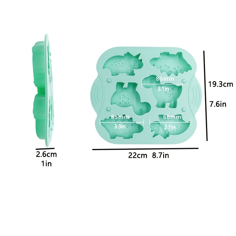 1pc Cartoon Dinosaur Design Ice Cube Tray