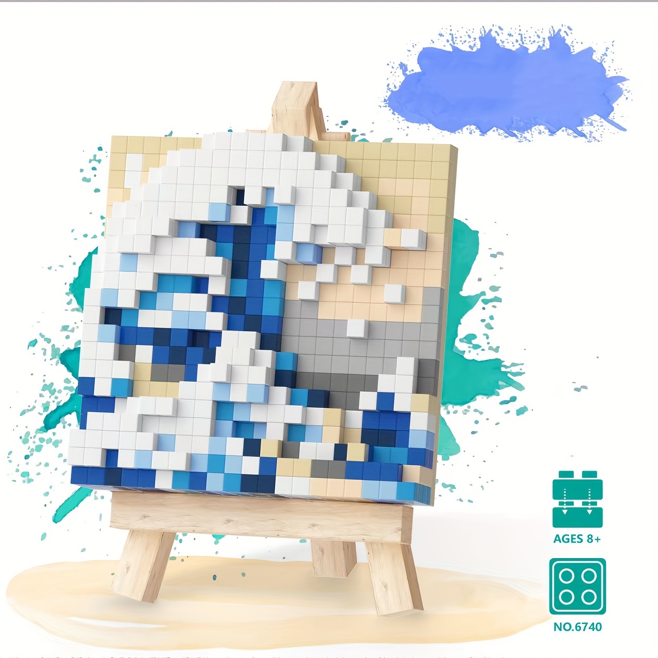 DIY Painting Building Blocks Toy for Kids
