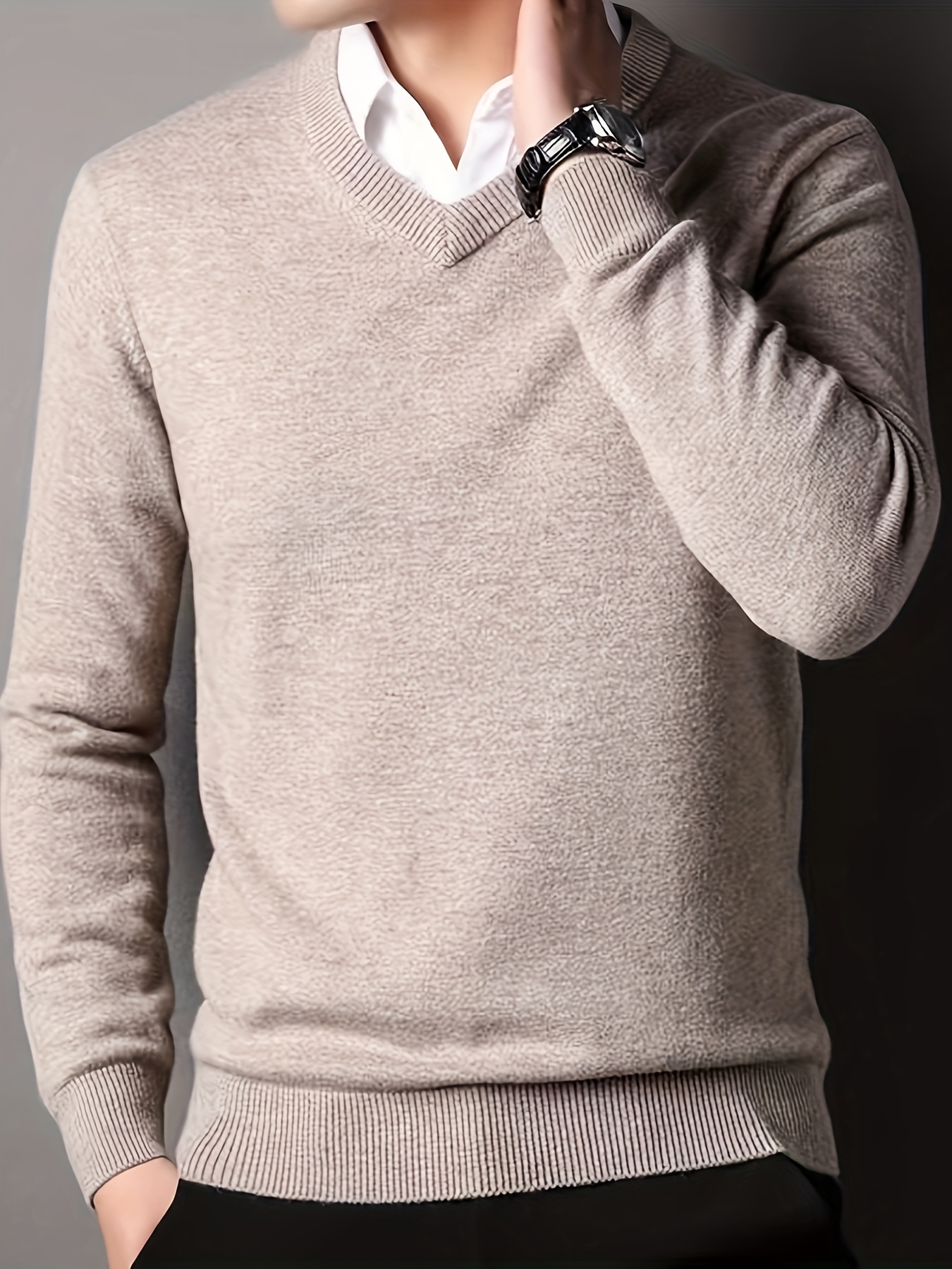 V Ausschnitt Business Pullover Herren Sale V Neck Business