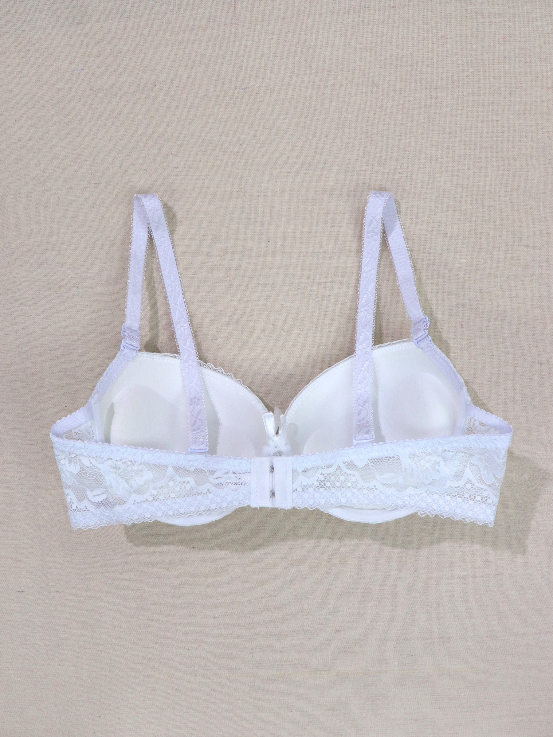 Contrast Lace Push Bras Comfy Breathable Anti sagging Bra - Temu