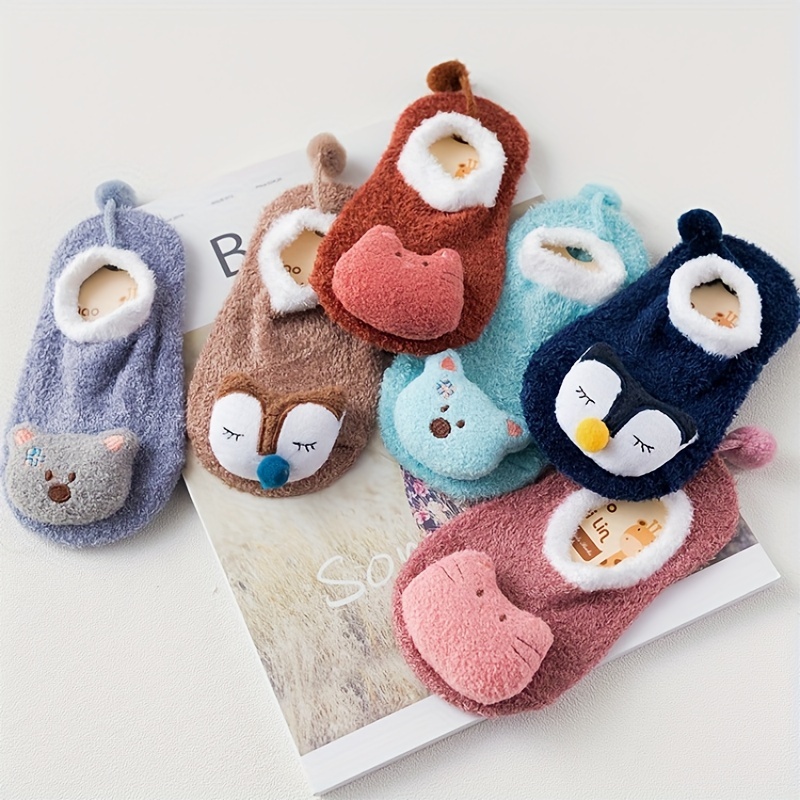 Adorable paire de chaussettes 3D pour bébé