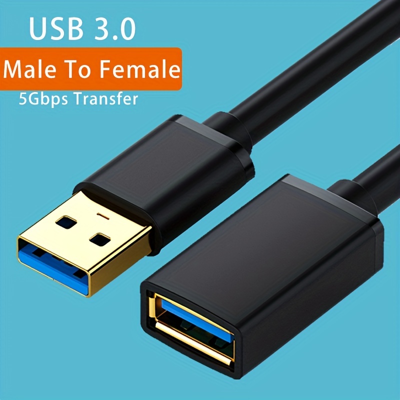 Câble d'extension USB 3.0 pour Smart TV, PS4, Xbox, fil de