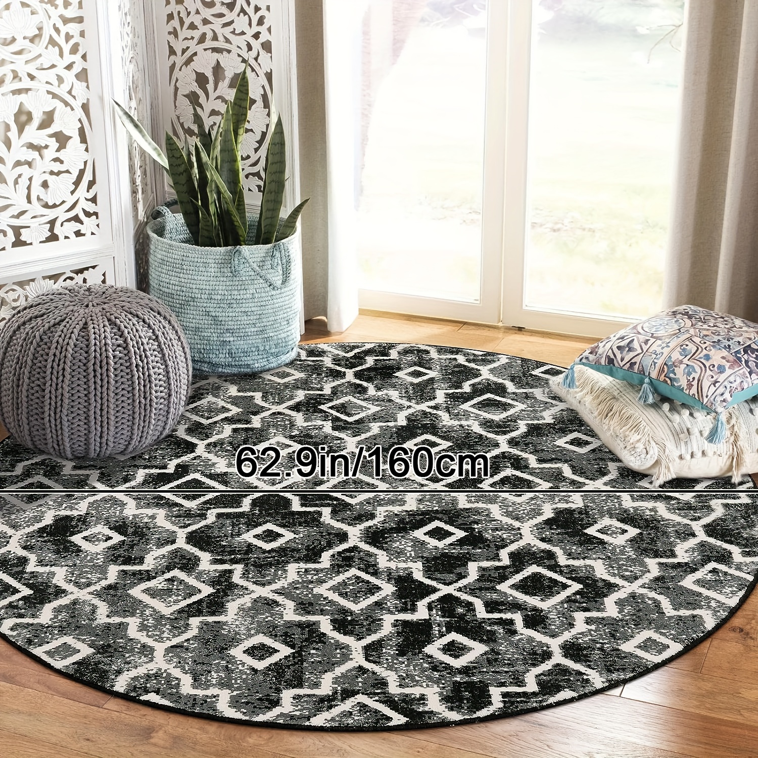 Moroccan Washable Rug For Living Room Area Rugs For Bedroom - Temu